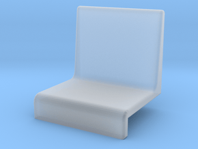 Small armchair for grandstand in Clear Ultra Fine Detail Plastic