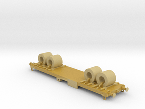 Flat wagon with load #1 in Tan Fine Detail Plastic