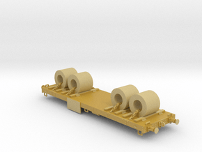 Flat wagon with load #2 in Tan Fine Detail Plastic
