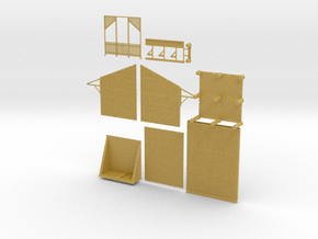 Nanya Shelter Shed (Type 2) in Tan Fine Detail Plastic
