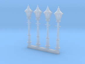 Victorian Street Light 28mm Group in Clear Ultra Fine Detail Plastic