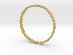 Spirală Bangle in Tan Fine Detail Plastic