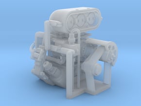 Engine in Clear Ultra Fine Detail Plastic