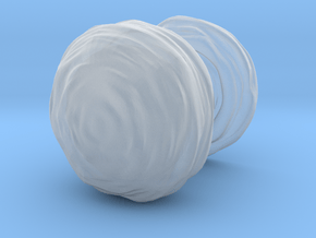 Mushroom Cloud 5cm in Clear Ultra Fine Detail Plastic