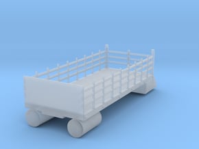 CSX, NS MOW Boom Truck Stake Bed (N) in Clear Ultra Fine Detail Plastic