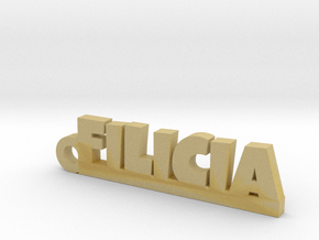 FILICIA Keychain Lucky in Tan Fine Detail Plastic