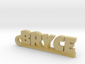 BRYCE Keychain Lucky in Tan Fine Detail Plastic