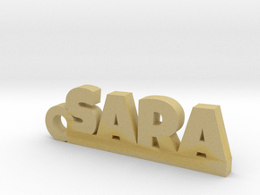 SARA Keychain Lucky in Tan Fine Detail Plastic