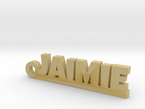 JAIMIE Keychain Lucky in Tan Fine Detail Plastic