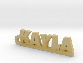 KAYLA Keychain Lucky in Tan Fine Detail Plastic