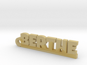 BERTHE Keychain Lucky in Tan Fine Detail Plastic