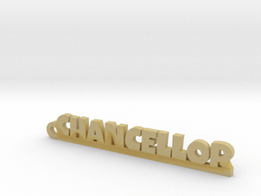 CHANCELLOR Keychain Lucky in Tan Fine Detail Plastic