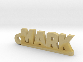 MARK Keychain Lucky in Tan Fine Detail Plastic