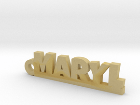 MARYL Keychain Lucky in Tan Fine Detail Plastic
