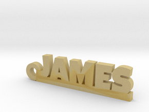 JAMES Keychain Lucky in Tan Fine Detail Plastic