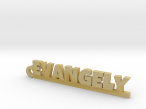EVANGELY Keychain Lucky in Tan Fine Detail Plastic