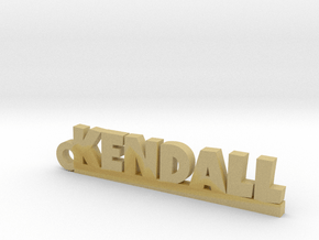 KENDALL Keychain Lucky in Tan Fine Detail Plastic