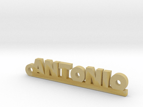 ANTONIO Keychain Lucky in Tan Fine Detail Plastic