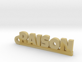 RAISON Keychain Lucky in Tan Fine Detail Plastic