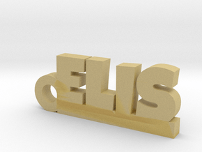 ELIS Keychain Lucky in Tan Fine Detail Plastic