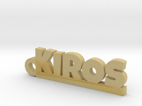 KIROS Keychain Lucky in Tan Fine Detail Plastic