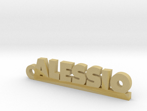 ALESSIO Keychain Lucky in Tan Fine Detail Plastic