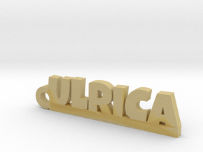 ULRICA Keychain Lucky in Tan Fine Detail Plastic
