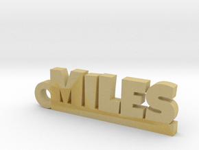 MILES Keychain Lucky in Tan Fine Detail Plastic