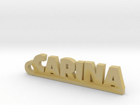 CARINA Keychain Lucky in Tan Fine Detail Plastic