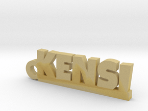 KENSI Keychain Lucky in Tan Fine Detail Plastic