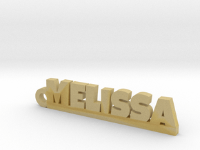 MELISSA Keychain Lucky in Tan Fine Detail Plastic