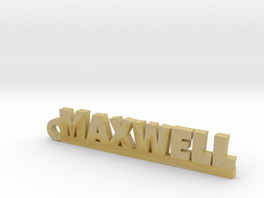 MAXWELL Keychain Lucky in Tan Fine Detail Plastic