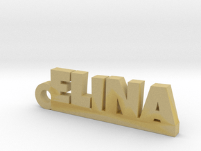 ELINA Keychain Lucky in Tan Fine Detail Plastic