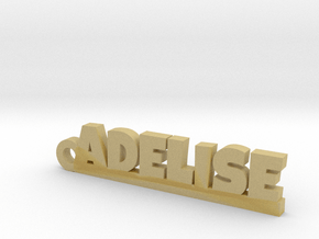 ADELISE Keychain Lucky in Tan Fine Detail Plastic