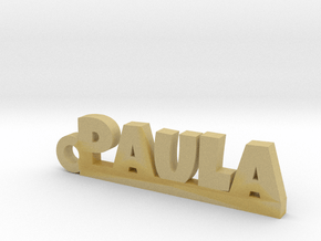 PAULA Keychain Lucky in Tan Fine Detail Plastic