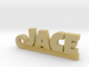 JACE Keychain Lucky in Tan Fine Detail Plastic