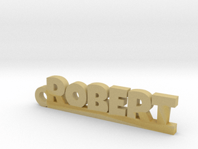 ROBERT Keychain Lucky in Tan Fine Detail Plastic