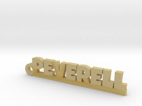 PEVERELL Keychain Lucky in Tan Fine Detail Plastic