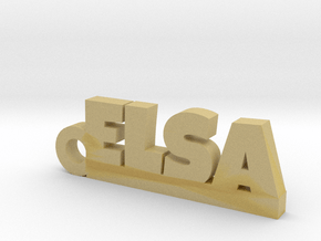 ELSA Keychain Lucky in Tan Fine Detail Plastic