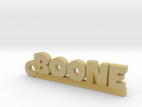 BOONE Keychain Lucky in Tan Fine Detail Plastic