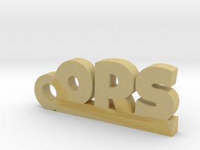 ORS Keychain Lucky in Tan Fine Detail Plastic