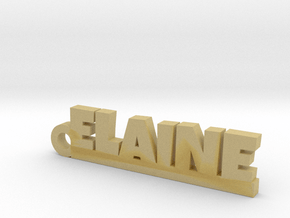 ELAINE Keychain Lucky in Tan Fine Detail Plastic