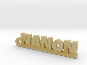 NANON Keychain Lucky in Tan Fine Detail Plastic