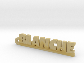 BLANCHE Keychain Lucky in Tan Fine Detail Plastic