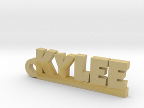 KYLEE Keychain Lucky in Tan Fine Detail Plastic