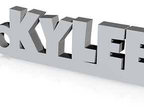 KYLEE Keychain Lucky in Clear Ultra Fine Detail Plastic