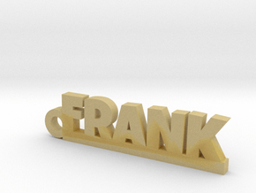 FRANK Keychain Lucky in Tan Fine Detail Plastic