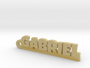 GABRIEL Keychain Lucky in Tan Fine Detail Plastic