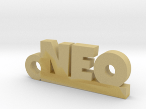 NEO Keychain Lucky in Tan Fine Detail Plastic