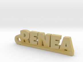 RENEA Keychain Lucky in Tan Fine Detail Plastic